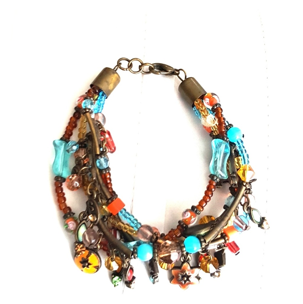 👑💍Artisan Chameleon Charm Bracelet💫